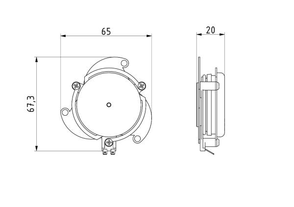 WHD | Set Reciever (BTR405) Exciter Körperschallwandler (X32-4)